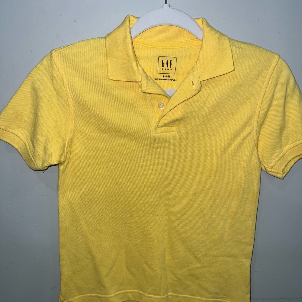 GAP Kids Yellow Polo Shirt